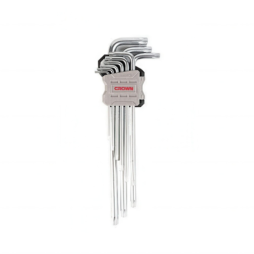 Набор ключей Torx CROWN T10-T50 9шт экстрадлинные CPHOK-TMCX09