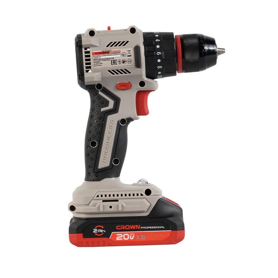 Дрель-шуруповерт аккумуляторная CROWN CT21145XMS-2 BMC