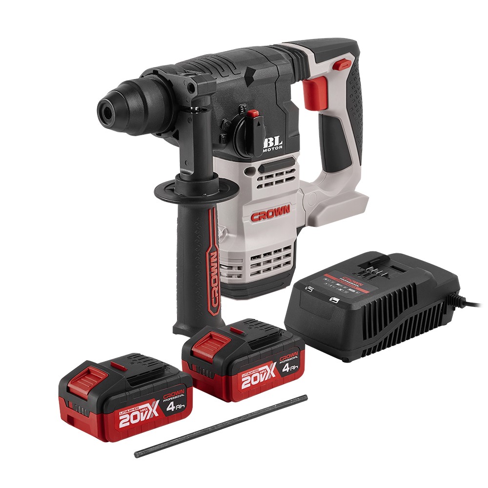 Перфоратор аккумуляторный CROWN CT28001HX-4 BMC