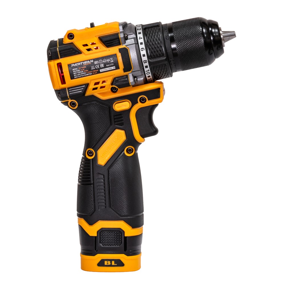 Дрель-шуруповерт аккумуляторная PARTISAN AD-1660BL