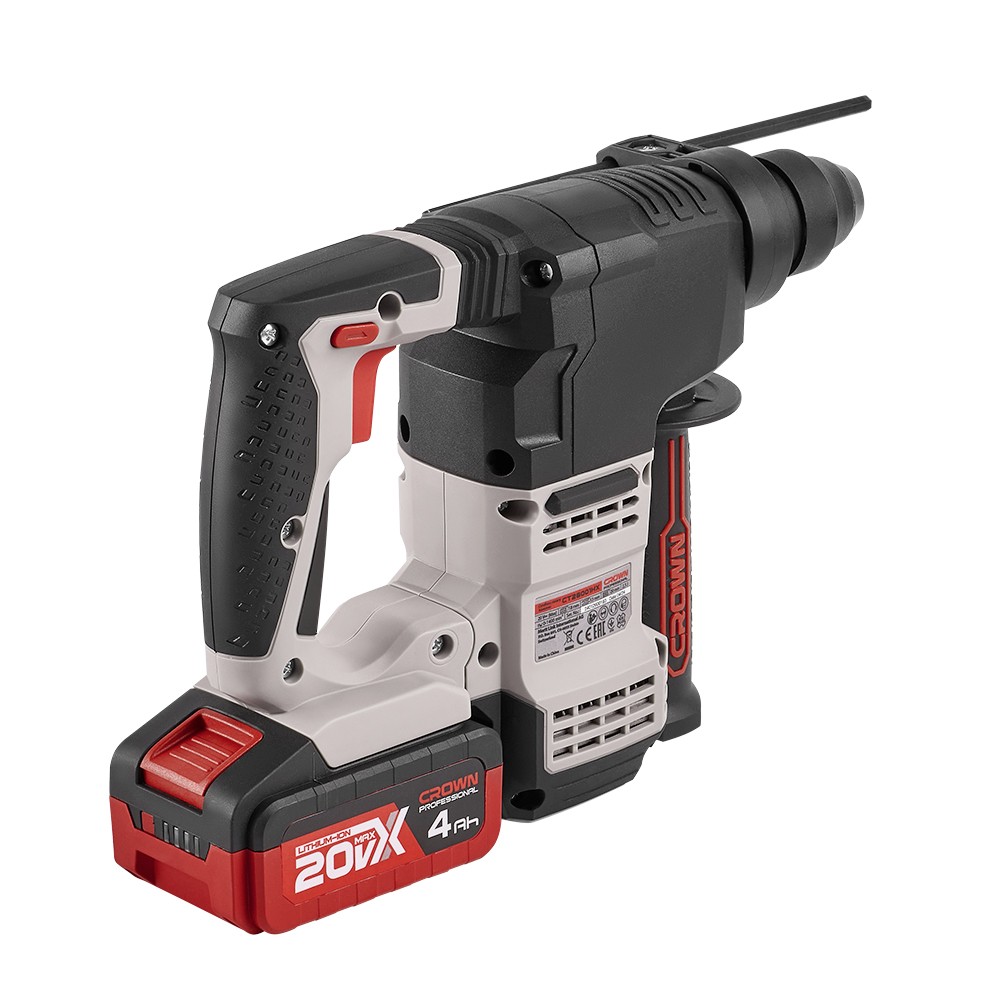 Перфоратор аккумуляторный CROWN CT28001HX-4 BMC