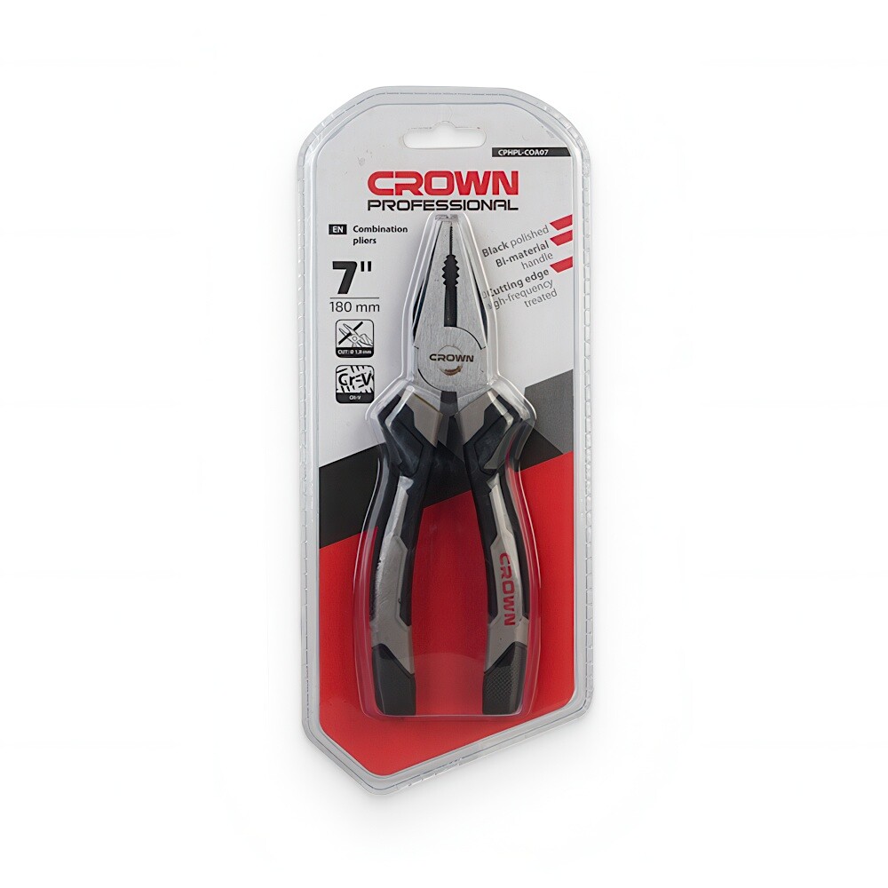 Плоскогубцы комбинированные CROWN 175 мм CPHPL-COA07
