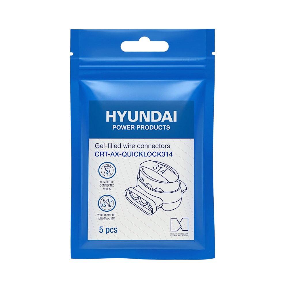 Гелезаполненные соединители проводов HYUNDAI CRT-AX-QUICKLOCK314