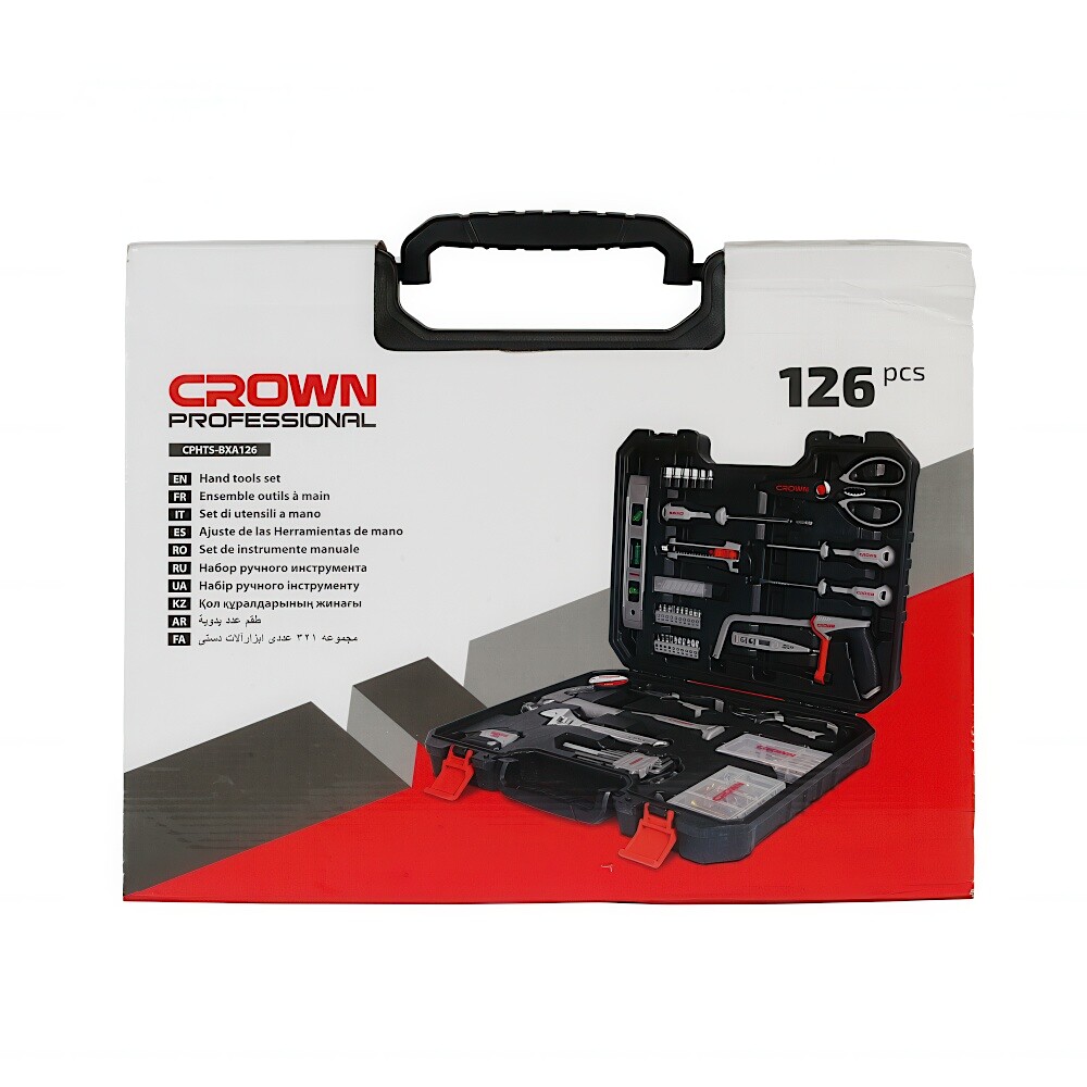 Набор инструментов CROWN 126 предметов CPHTS-BXA126