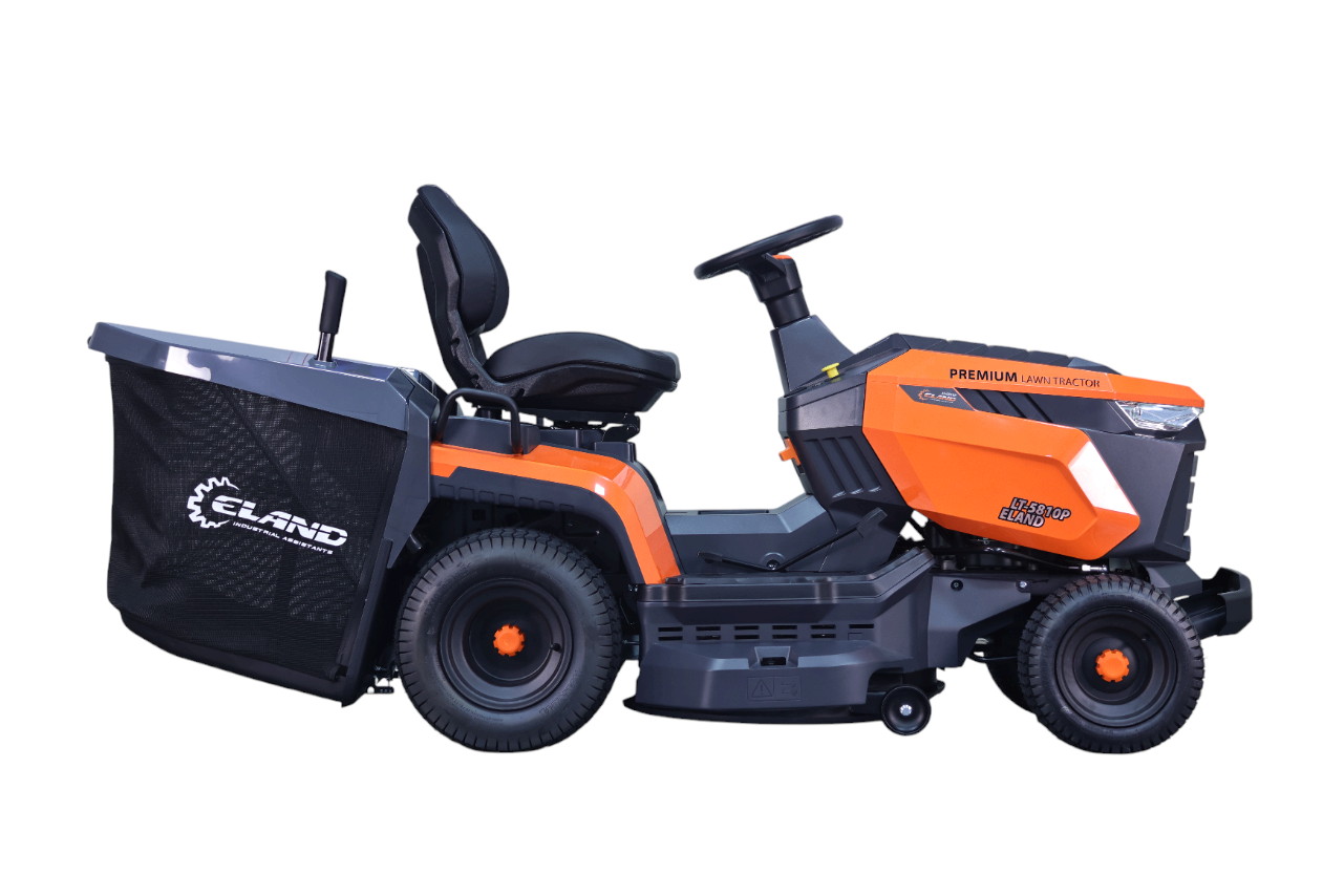 Газонокосилка бензиновая самоходная с сиденьем (райдер) ELAND LT-5810PL