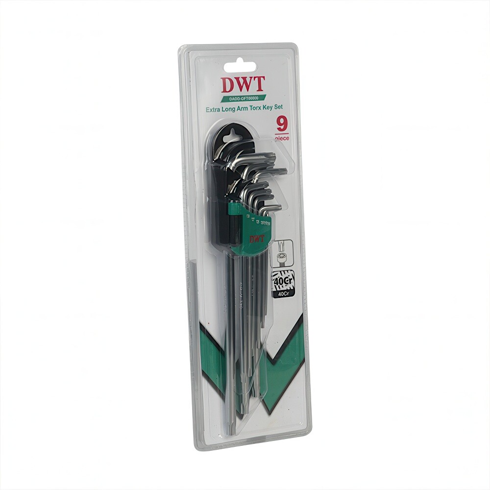 Набор ключей DWT Torx T10-T50 9шт экстрадлинные DHOK-TMCX9