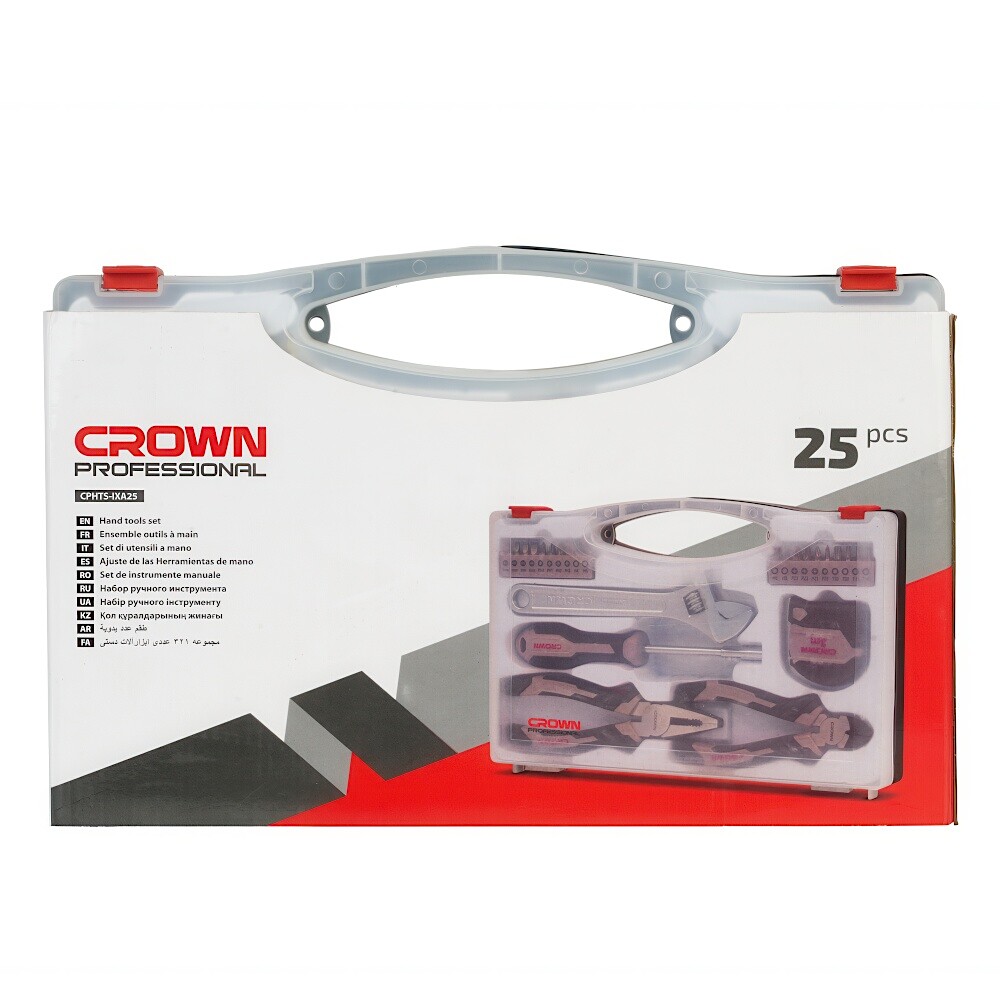 Набор инструментов CROWN 25 предметов CPHTS-IXA25