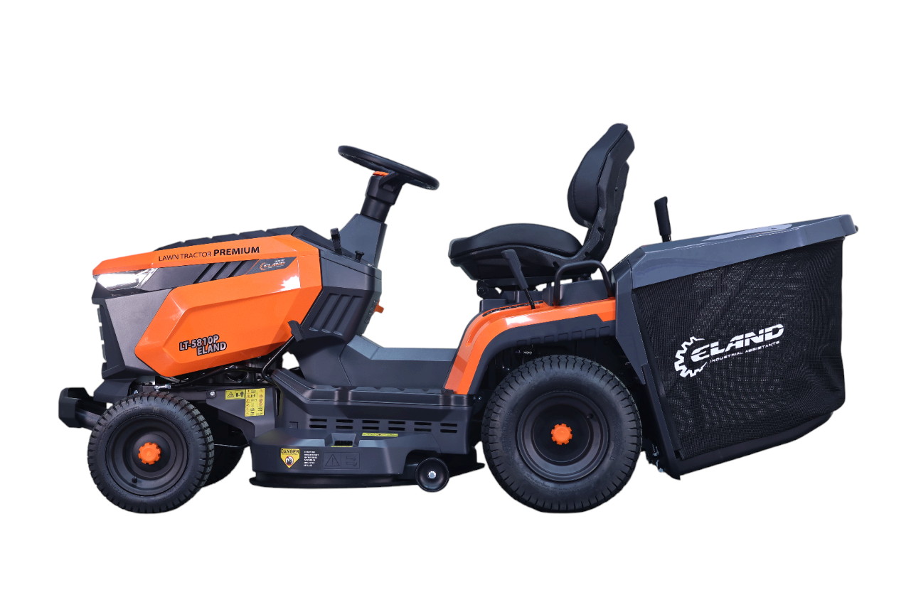 Газонокосилка бензиновая самоходная с сиденьем (райдер) ELAND LT-5810PL