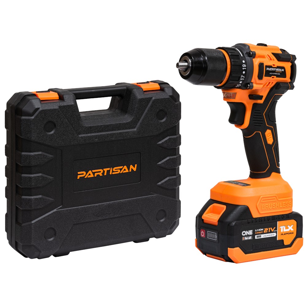 Дрель-шуруповерт аккумуляторная PARTISAN AD-2180BL