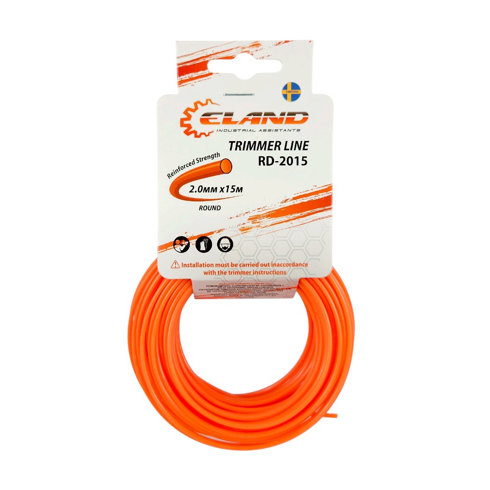 Леска для триммера ELAND RD-2015 2,0мм*15м,круг (отгружается кратно 12 шт)