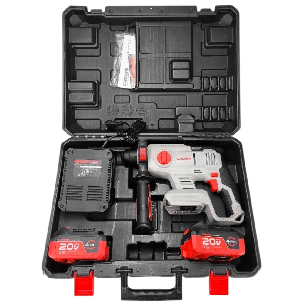 Перфоратор аккумуляторный CROWN CT28010XS-4 BMC