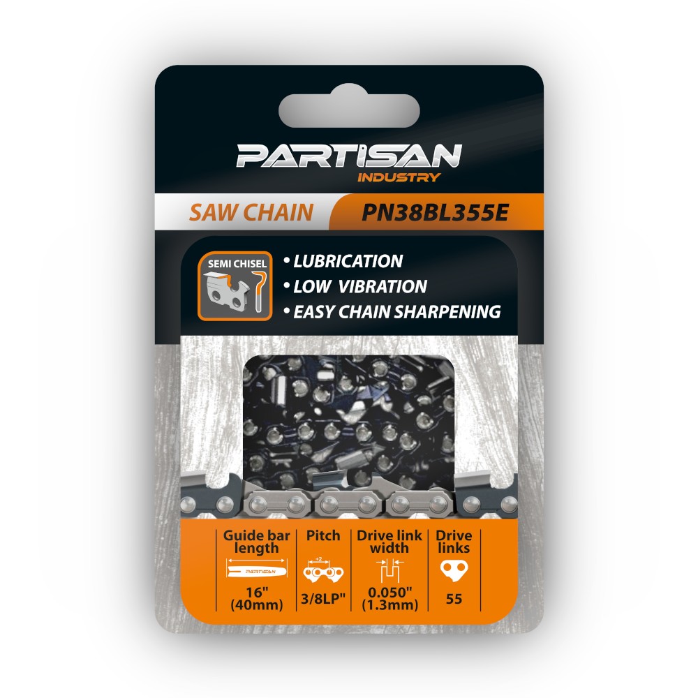 Цепь пильная PARTISAN PN38BL355E