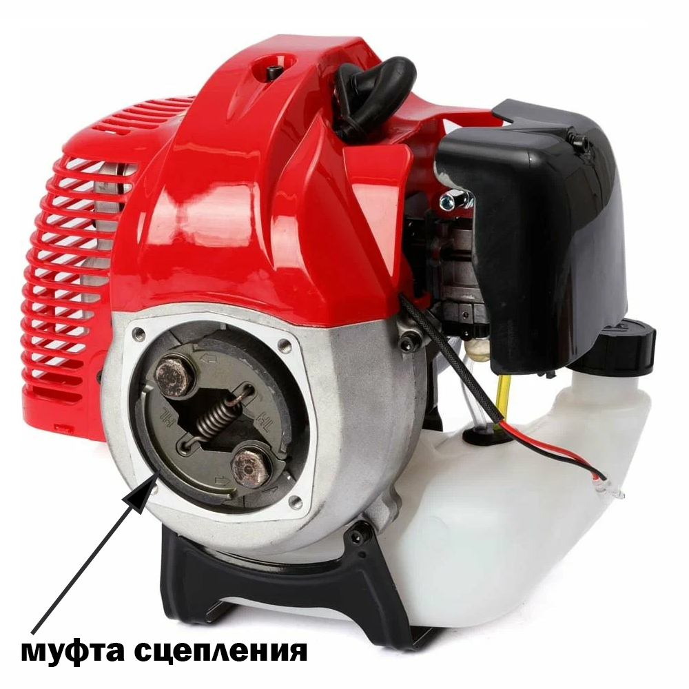Муфта сцепления бензотриммера ВС-430/BC-520 (alu), алюминиевые кулачки, пружина 12 витков