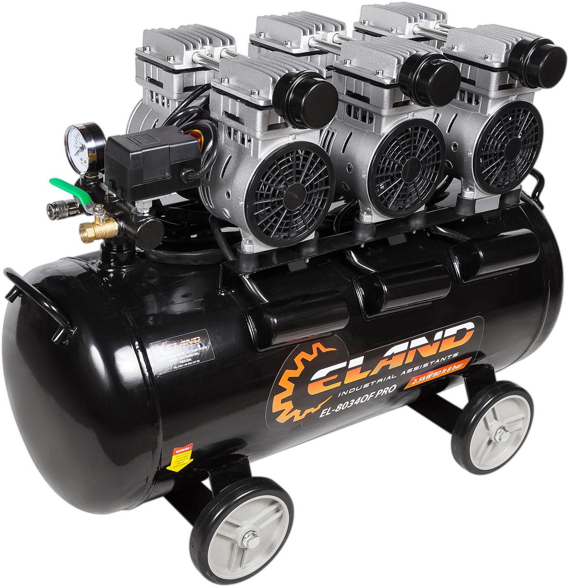 Компрессор воздушный безмаслянный ELAND EL-8034OF PRO