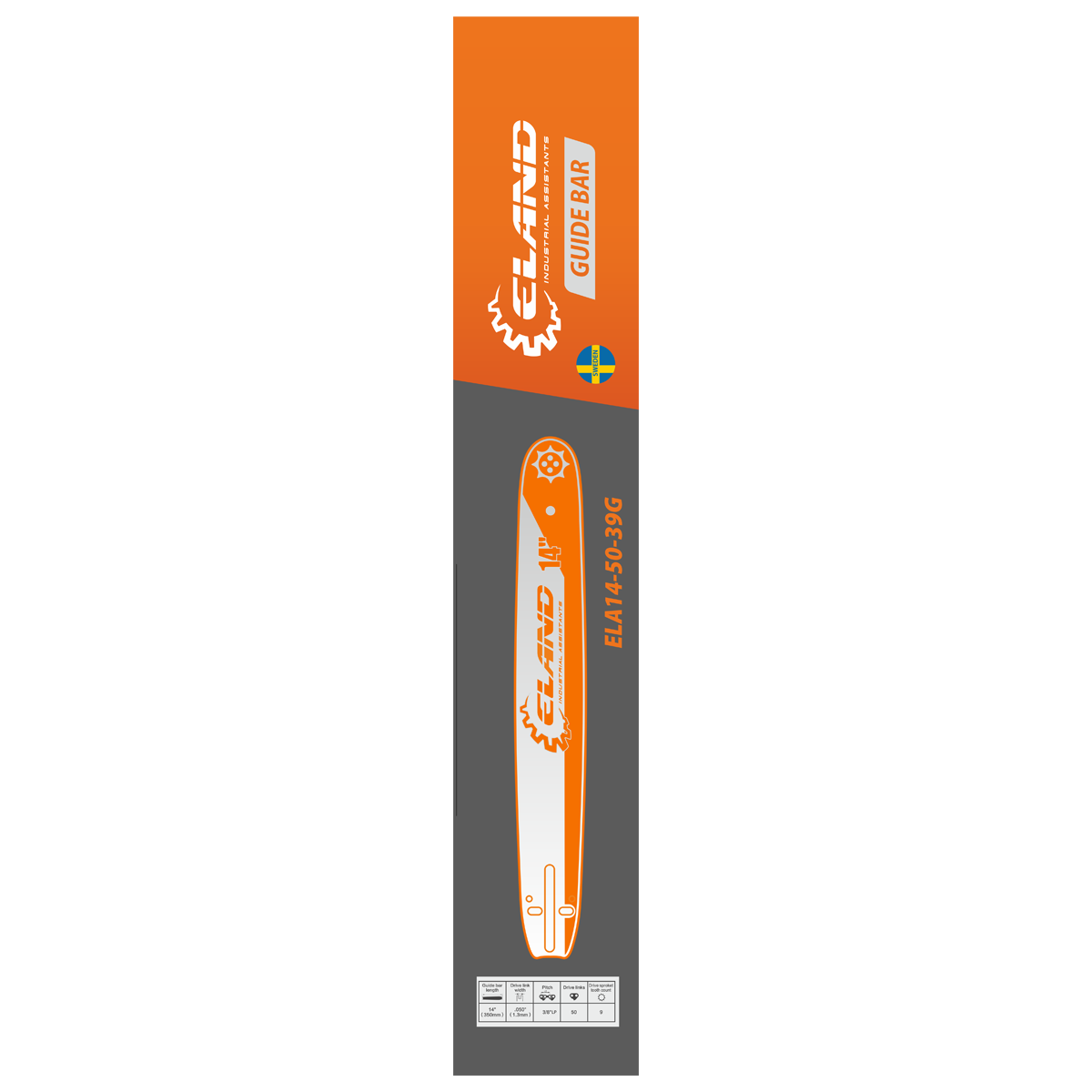 Шина для пилы ELAND ELA14-50-39G