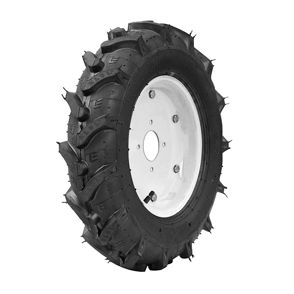 Колесо культиватора VELLES 6.00-12, протектор ЕЛОЧКА, левое